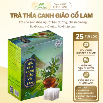 Trà thìa canh giảo cổ lam Hương Xuân, trà tốt cho sức khỏe đường huyết, huyết áp