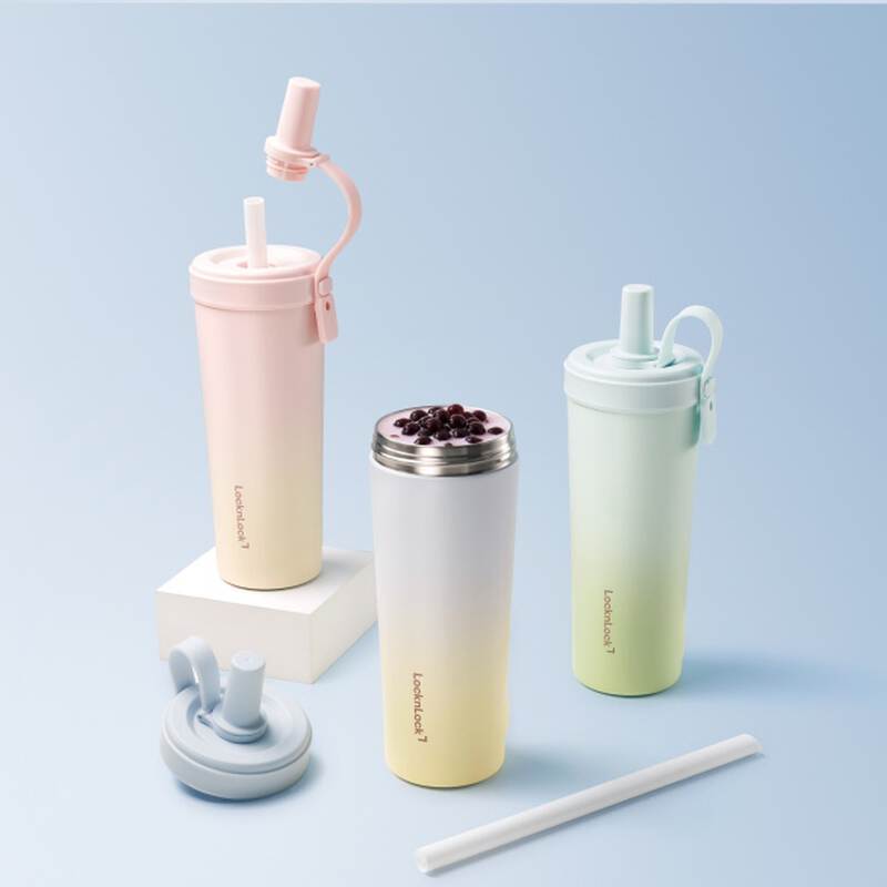 Bình Giữ Nhiệt Phủ Sứ LocknLock Ceramic Tumbler LHC4369 720ml ống hút trân châu, LHC4440 700ml KMALL | BigBuy360 - bigbuy360.vn
