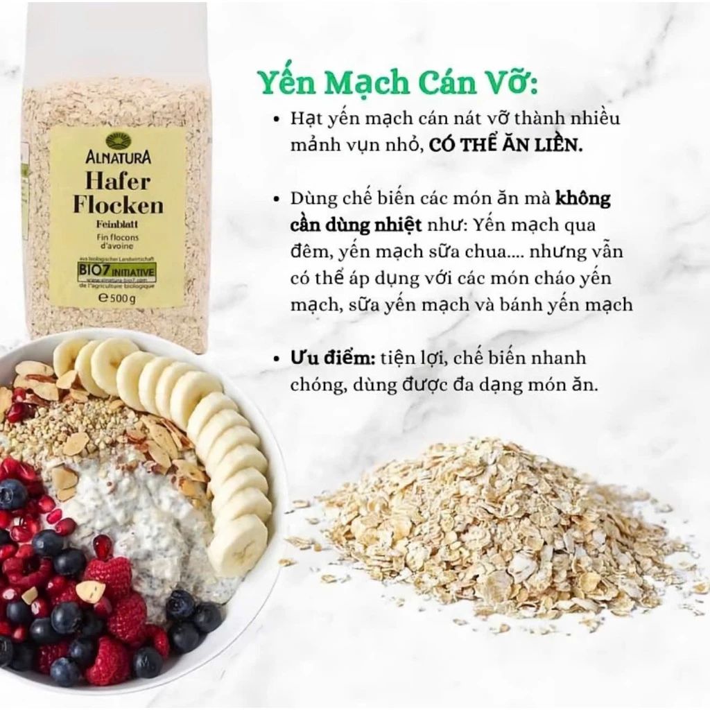 Yến mạch cán vỡ SALVIKO ảnh 4