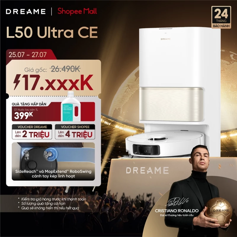 Dreame L50 Ultra CE/L50s Pro Ultra/ L10s Ultra Gen 3/ L30s Ultra Robot hút bụi thông minh |BH 24 tháng — ảnh 1