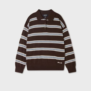 Áo Len WHO.A.U Multi Stripe Collar Pullover_WHKAGB931F