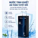 Máy Lọc Nước RO AQUA Có Vỏ Tủ 2 Vòi 4-11 Cấp Lọc (Nước uống và nấu ăn - không có chức năng làm nóng lạnh) — ảnh 3