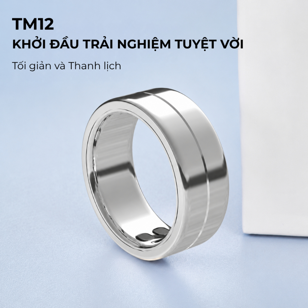 Nhẫn Thông Minh Meizu TM12 | Hỗ Trợ Theo Dõi Giấc Ngủ, Sức Khoẻ, Vận Động, Đo Nhịp Tim | Chống Nước IP68 | Chính Hãng | BigBuy360 - bigbuy360.vn