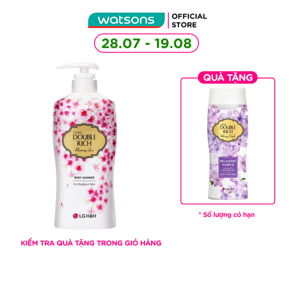 Sữa Tắm Double Rich Hoa Anh Đào 800g