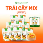 [10 Túi Tặng 2] Combo 10 túi Mix hỗn hợp trái cây sấy dẻo Nonglamfood túi 100g, Tăng cường chất xơ — ảnh 1