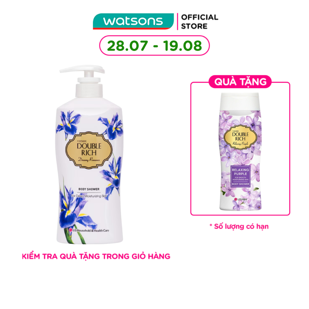 Sữa Tắm Double Rich Hoa Iris 550g