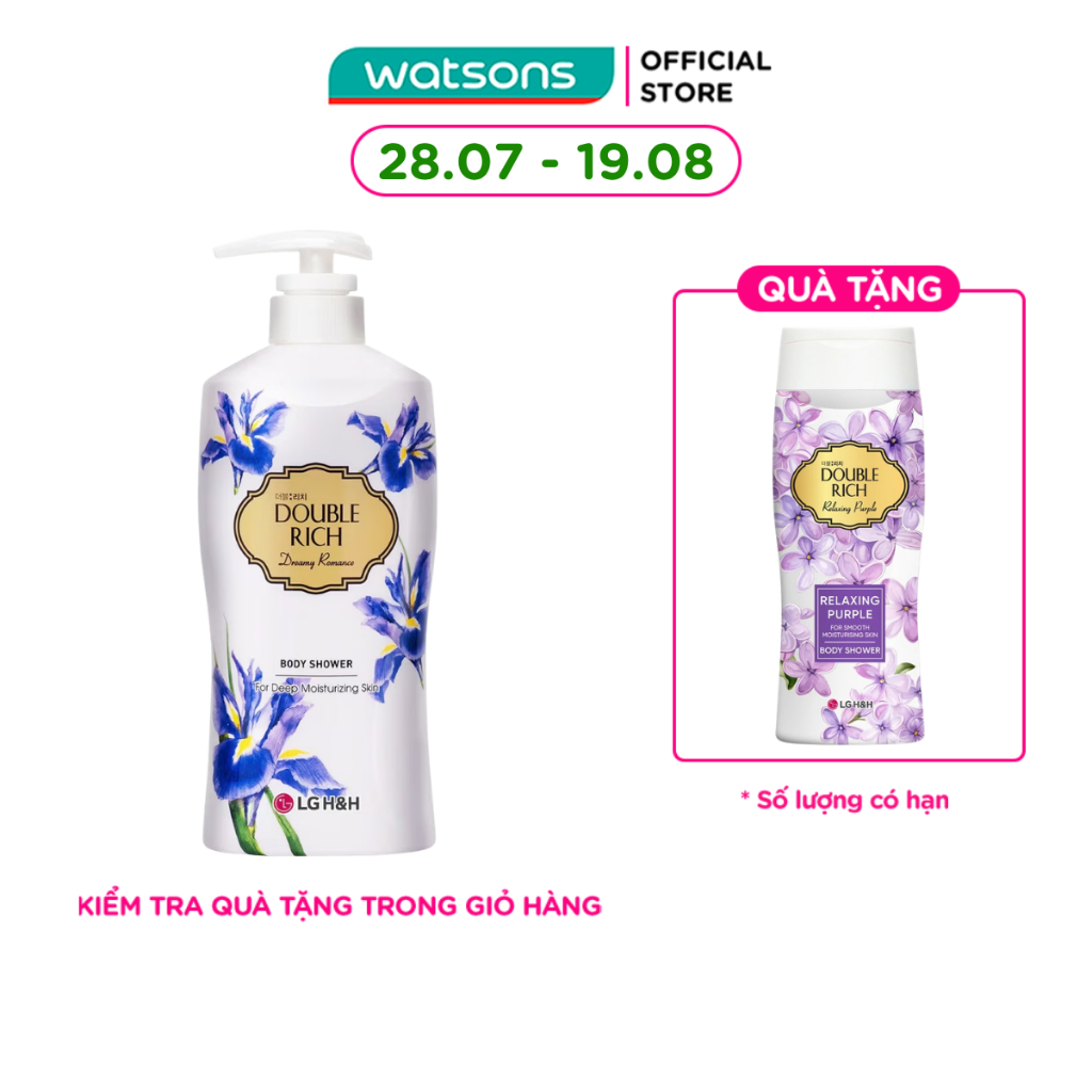 Sữa Tắm Double Rich Hoa Iris 800g