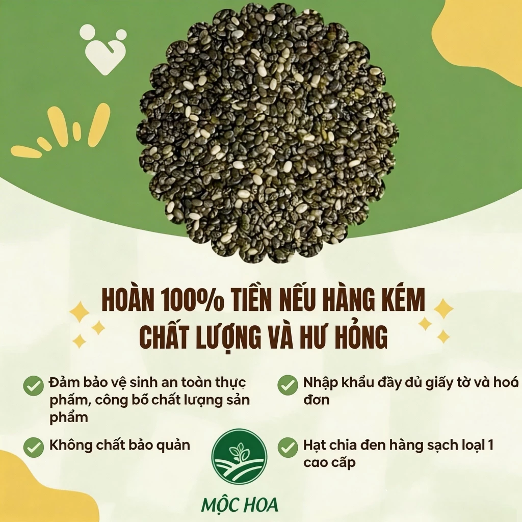 Hạt chia đen ảnh 4