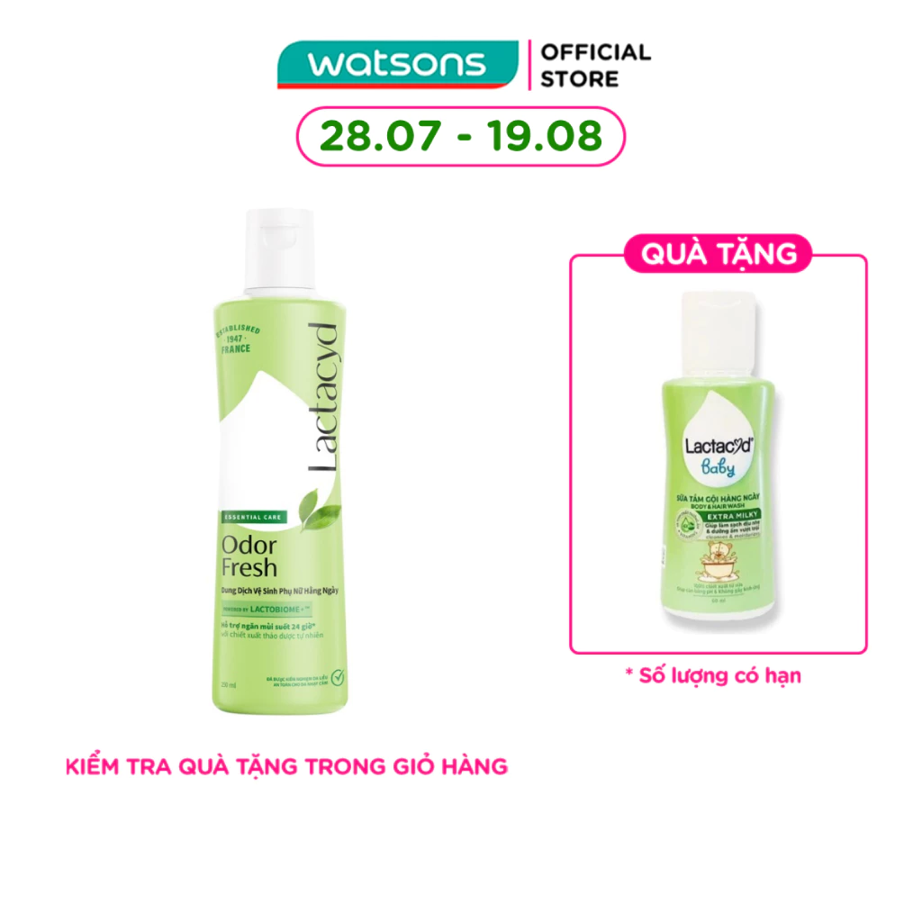 Lactacyd 250ml chai sản phẩm