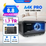 Máy chiếu mini YAMAZAKi A4K PRO xem Bóng Đá, Truyền Hình miễn phí Chất Lượng 4K — ảnh 1