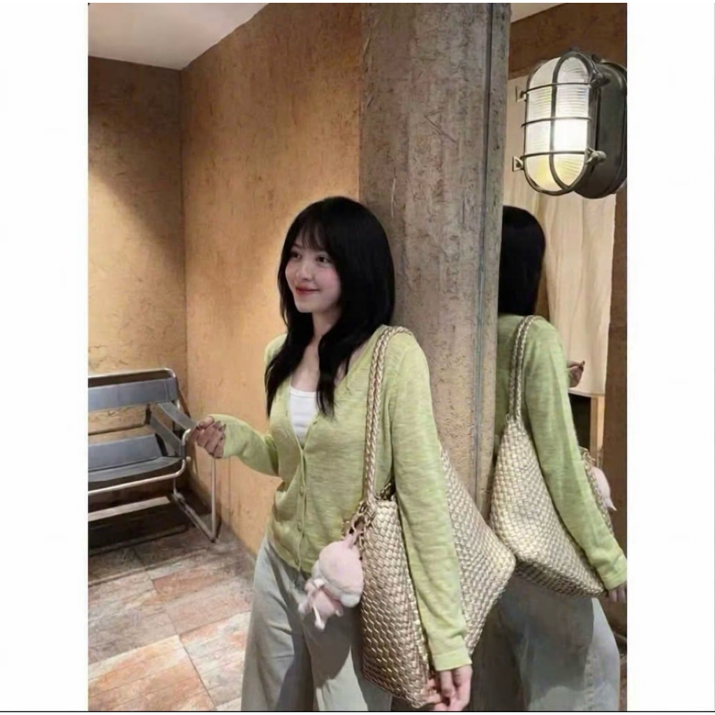 Áo Cardigan Mỏng Dài Tay Basic Màu Siêu Xinh_59 | BigBuy360 - bigbuy360.vn