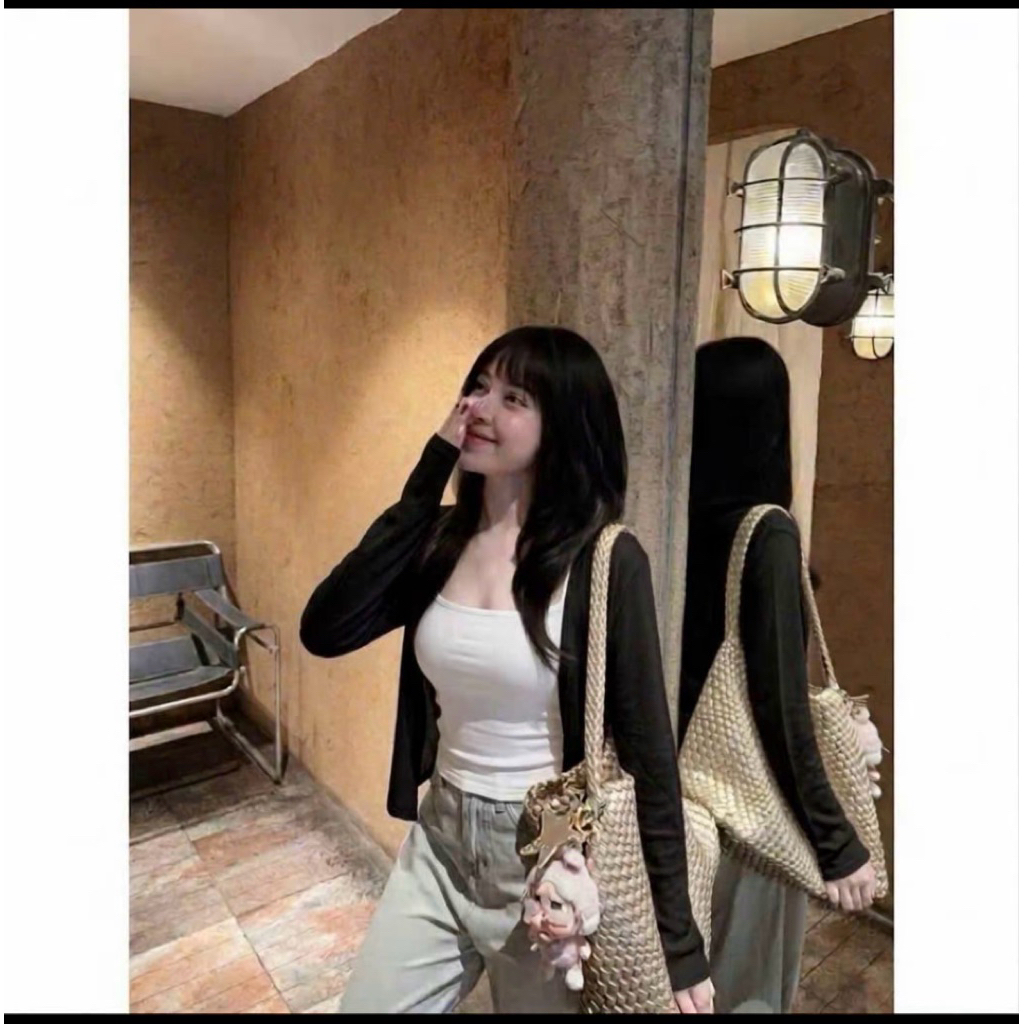 Áo Cardigan Mỏng Dài Tay Basic Màu Siêu Xinh_59 | BigBuy360 - bigbuy360.vn