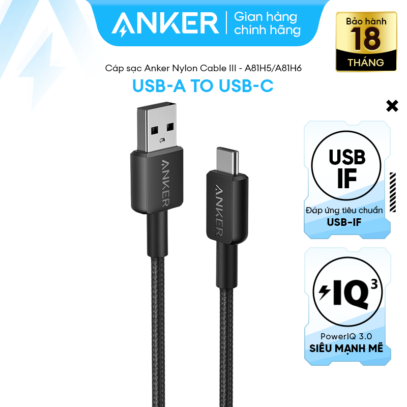 Cáp sạc ANKER 322
