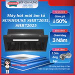 Máy hút mùi âm tủ cao cấp Turbo X Sunhouse SHB72035, SHB72025, SHB72015| Nhỏ gọn, mạnh mẽ, vận hành êm| Hàng chính hãng — ảnh 1