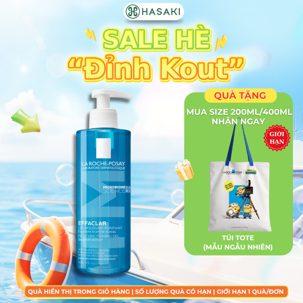 Combo La Roche-Posay Gel Rửa Mặt Da Dầu, Nhạy Cảm