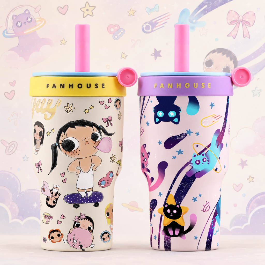 [SVIP] Ly giữ nhiệt Wings 620ml lõi Thủy Tinh, Fan House ly giữ nhiệt 12h 2 lớp, tặng túi canvas | BigBuy360 - bigbuy360.vn