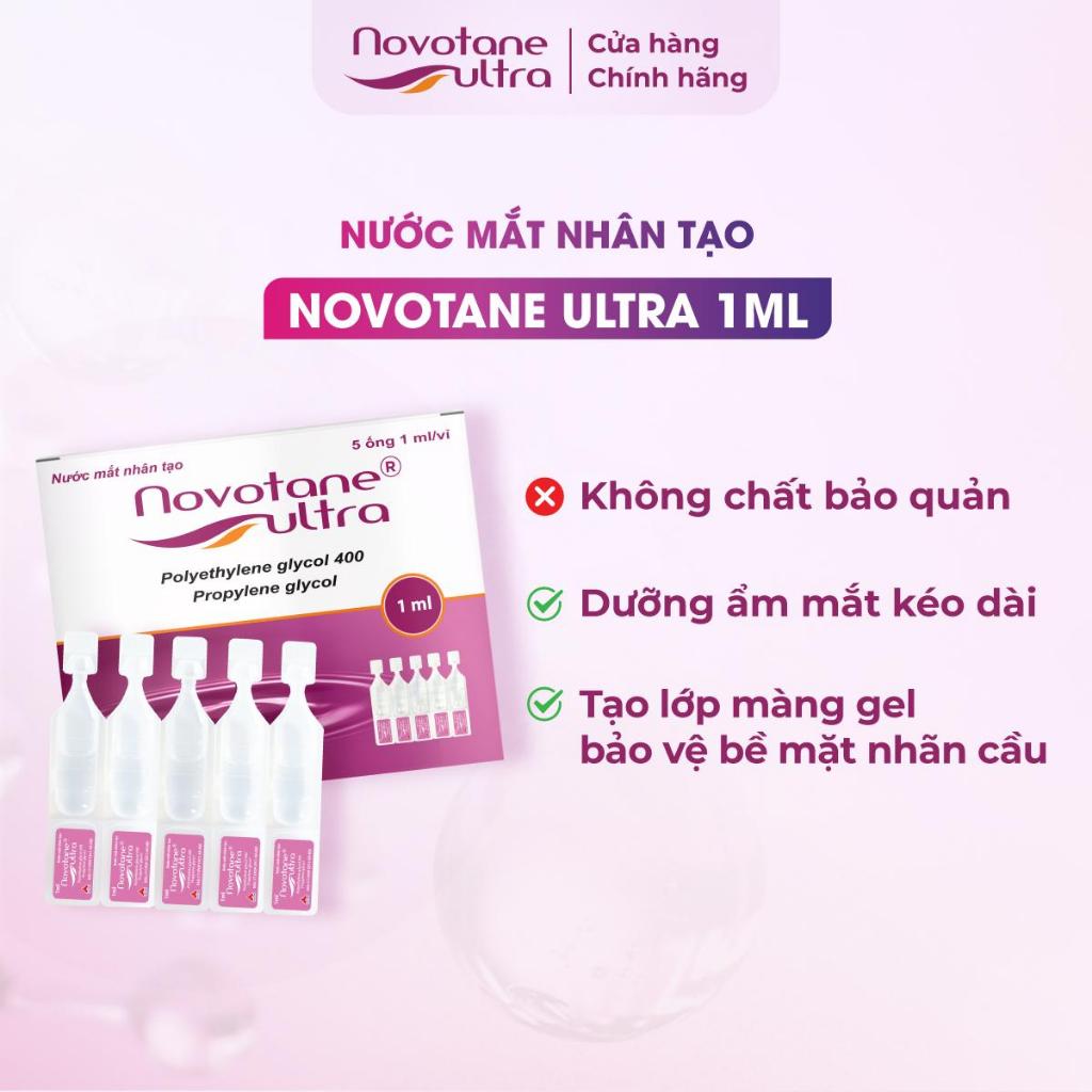 Combo nước mắt nhân tạo Novotane Ultra & nhỏ mắt Novotane Dual vitamin B12 & Rửa mắt Exteen giảm mỏi điều tiết, dưỡng ẩm | BigBuy360 - bigbuy360.vn