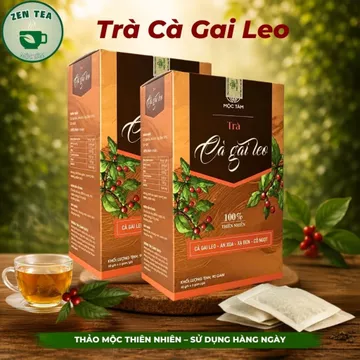 Trà Cà Gai Leo Xạ Đen Mộc Tâm Hộp 30 Túi Lọc Hỗ Trợ Chức Năng Gan, Thanh Lọc Cơ Thể Tốt Cho Sức Khỏe