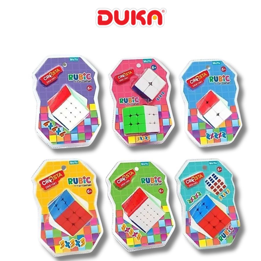 Đồ Chơi Duka: Rubic 2x2x2 - Rubic 3x3x3 - Rubic  4x4x4 - Rubic  5x5x5- Nhựa ABS An Toàn Cho Bé