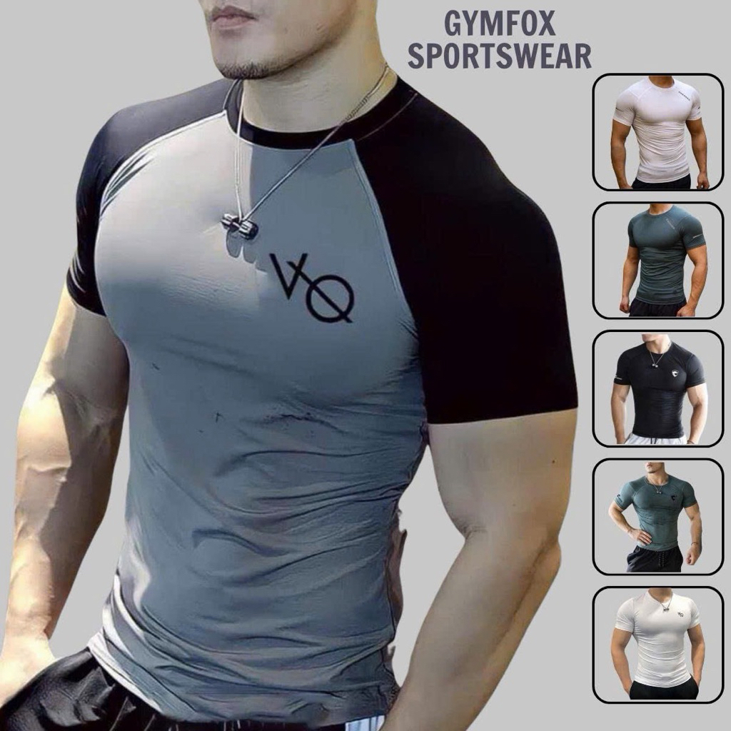 Áo Thun Tập Gym Nam Form Ôm Body Vải Thun Lạnh Thể Thao Co Dãn Tốt