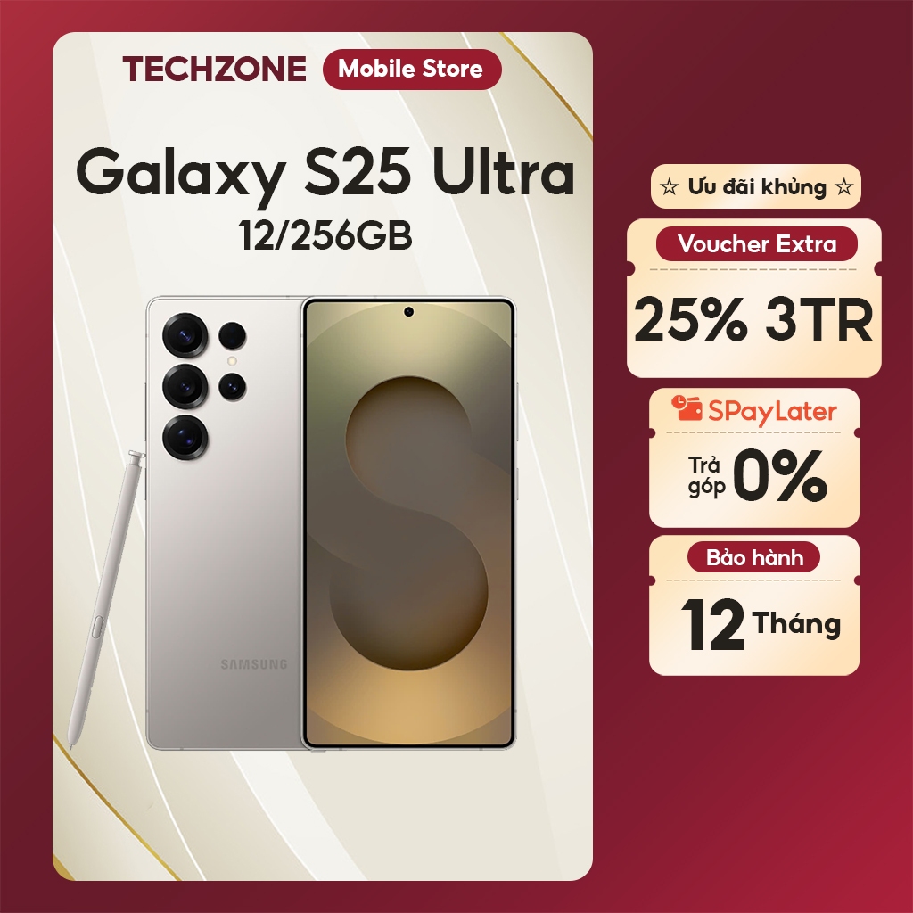 Kich T8 – Điện thoại Samsung Galaxy S25 Ultra 5G 12/256GB – Hàng chính hãng – Tech Zone