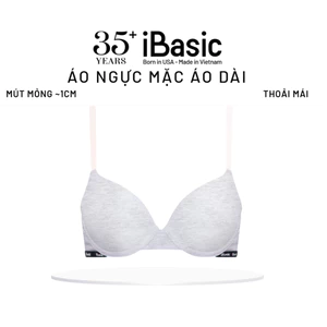 Áo ngực có gọng Cotton USA iBasic mút mỏng cúp T-Shirt BRAY108