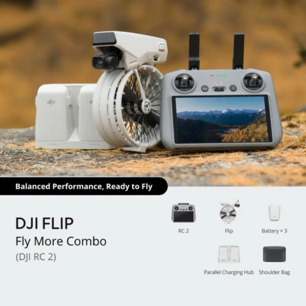 Flycam DJI Flip Fly More Combo (DJI RC 2) | Chính Hãng