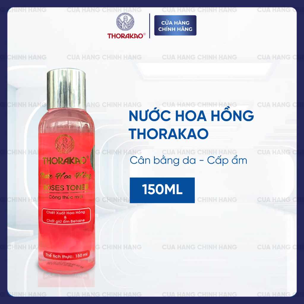 Nước Hoa Hồng Thorakao Cấp Ẩm Cân Bằng Da 150ML