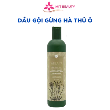 Dầu Gội Gừng Hà Thủ Ô Weilaiya, dầu gội weilaiya, gội tem nâu, dầu gội hà thủ ô, dầu gội ngăn rụng tóc