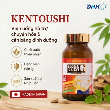 Kentoushi Nhật Bản – Viên Uống Giảm Cân, Kiểm Soát Đường Huyết & Ngăn Ngừa Mỡ Máu