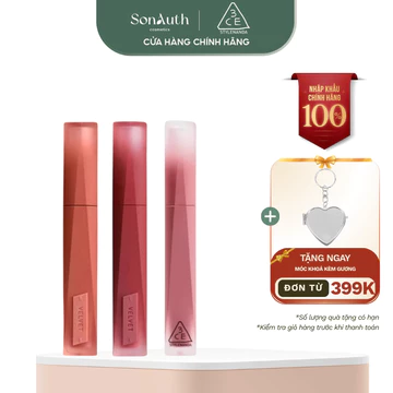 [NHẬP KHẨU] Son kem lì nhung mịn 3CE Velvet Lip Tint Plush 4g