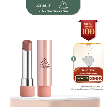 [NHẬP KHẨU] Son bóng dưỡng môi 3ce Glazy Lip Glow 5g