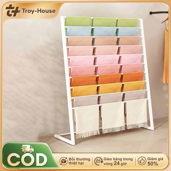 TROY Giá trưng bày đa chức năng kệ tầng trưng bày giá treo đồ decor phòng giá treo quần áo decor phòng
