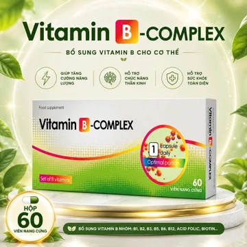 [Độc quyền Bs.Huy] - TPBVSK Vitamin B-complex Activlab Pharma -Bổ sung vitamin nhóm B cho cơ thể. Hộp 60v