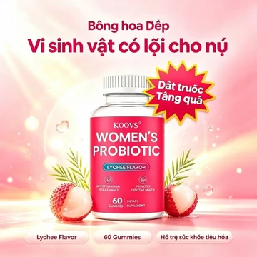 Men Vi Sinh 25 Tỉ Lợi Khuẩn Bổ Sung Lợi Khuẩn (Hộp 60 Viên)