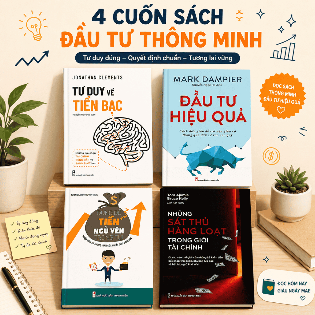 Sách: Combo Tài Chính Thông Minh (4 Cuốn)