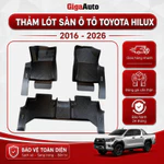 [ TRÀN VIỀN ] Thảm Lót Sàn Ô Tô TPE Toyota Hilux 2016 - 2026 Thảm Đúc Không Thấm Nước, Không Mùi, An Toàn — ảnh 1