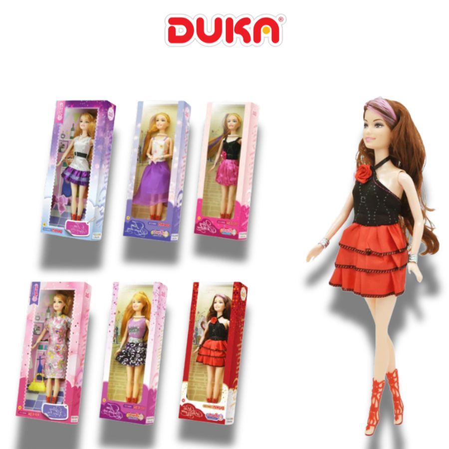 Đồ Chơi Duka: Búp Bê Thời Trang Các Loại _ Tím Duyên Dáng, Hồng Dễ Thương, Đỏ Đáng yêu, Tím Huyền Diệu