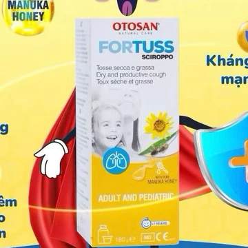 Siro Ho Thảo Dược Fortuss Otosan (Mẫu mới) Hỗ trợ Bổ Phế , Làm Dịu Con Ho, Bảo Vệ Niêm Mạc