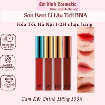 Son kem Bbia Last Velvet Lip Tint đủ bảng màu, mịn lì lâu trôi không gây khô môi