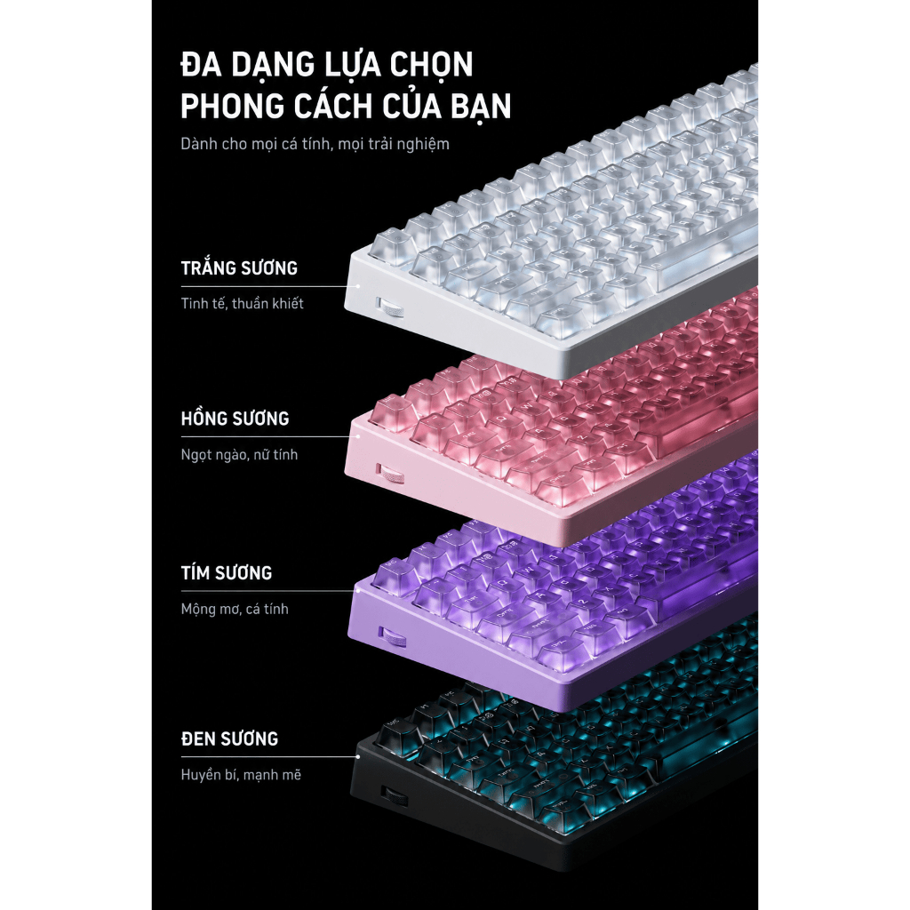 [CHÍNH HÃNG – FULL VAT] Bàn Phím Gaming MCHOSE ACE 75 Hall Effect | Rapid Trigger 0,001mm | 8KHz | BigBuy360 - bigbuy360.vn