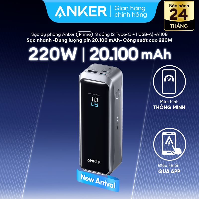 Sạc dự phòng Anker Prime A110B
