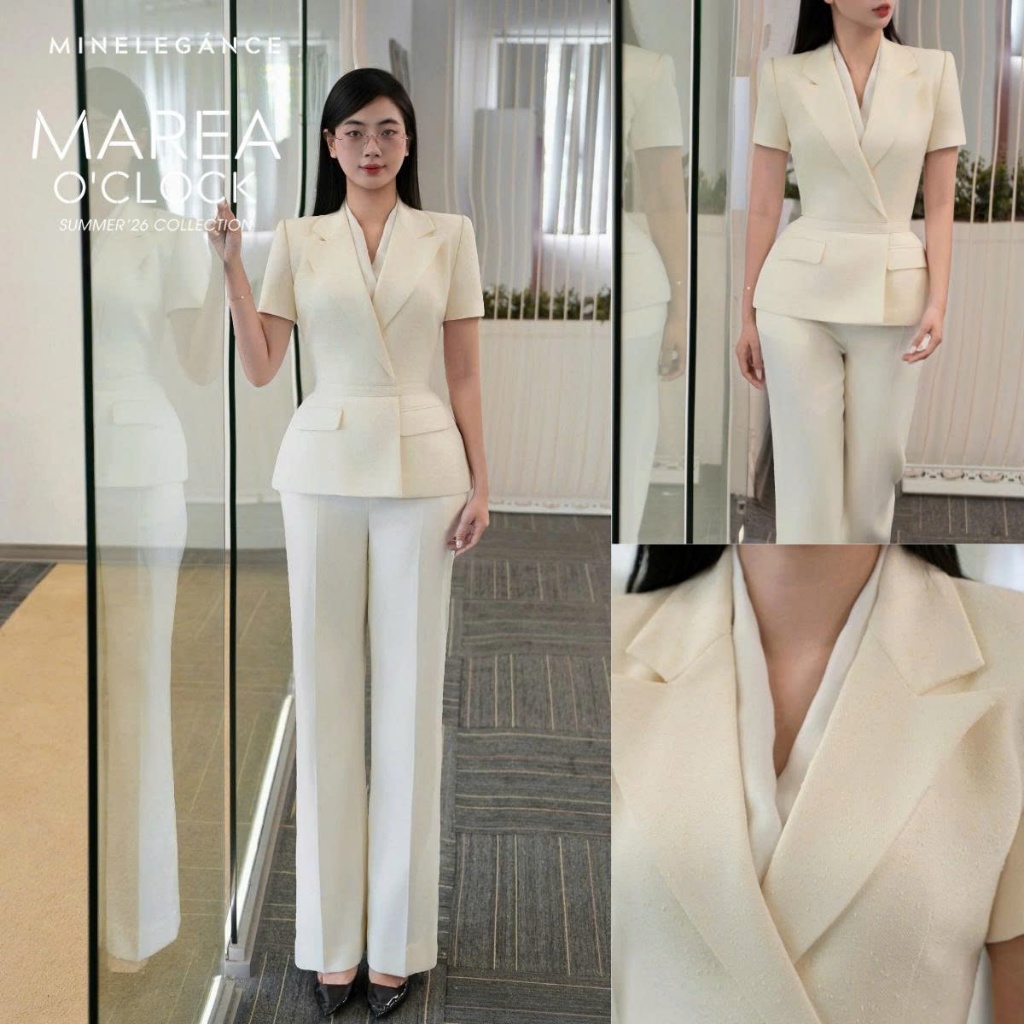 MINELEGÁNCE | ÁO VEST & QUẦN ỐNG ĐỨNG THANH LỊCH, SANG TRỌNG - MIN153
