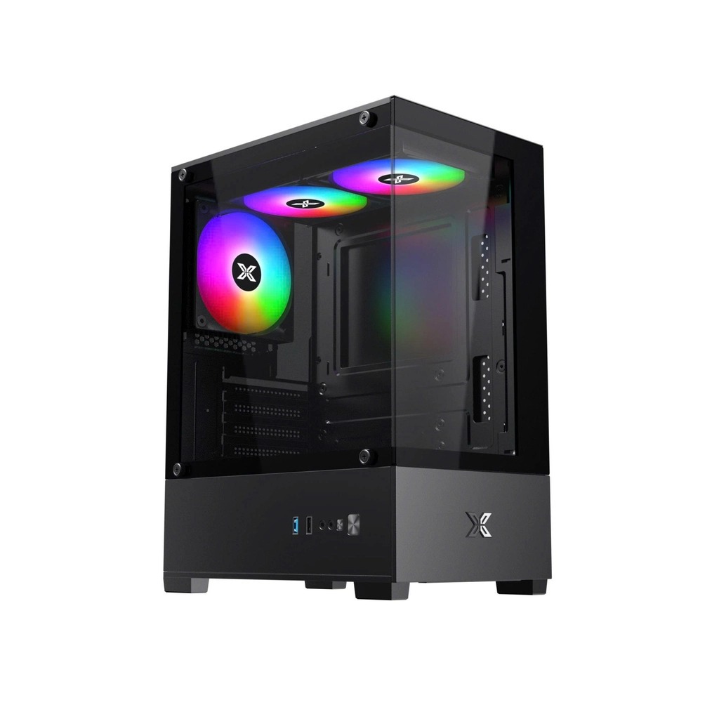 Vỏ Case Máy Tính Xigmatek View III 3F EN90526 Mid Tower ATX M-ATX Mini-ITX Kính Cường Lực Kèm 3 Fan ARGB | BigBuy360 - bigbuy360.vn
