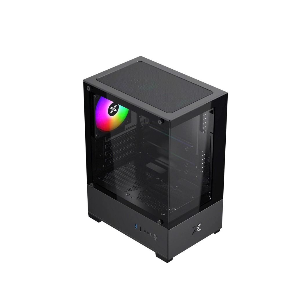 Vỏ Case Máy Tính Xigmatek View III 3F EN90526 Mid Tower ATX M-ATX Mini-ITX Kính Cường Lực Kèm 3 Fan ARGB | BigBuy360 - bigbuy360.vn