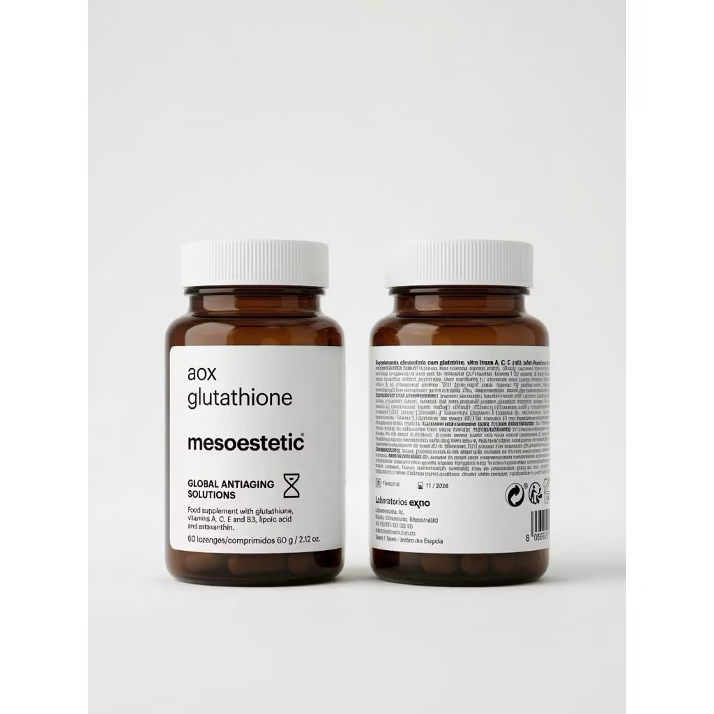 mesoestetic aox glutathione supplement Viên uống ngậm trắng da chống lão hóa, đẹp da (Lọ 60 viên) Immune-boosting drug may help