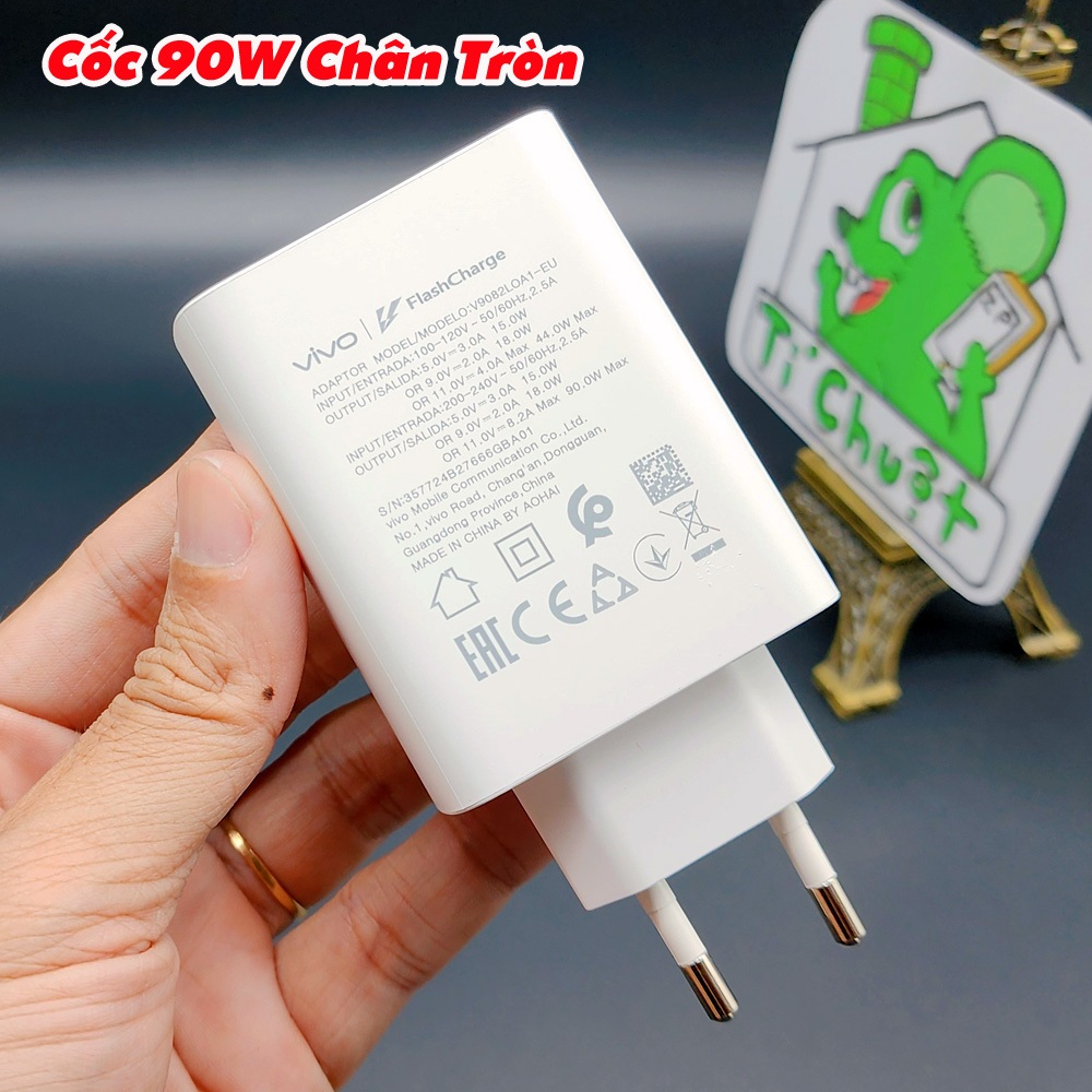 [ZIN Bóc Máy] Sạc Siêu Nhanh 90W Flash Charge VIVO X300 / iQOO Z10 Chính Hãng | BigBuy360 - bigbuy360.vn