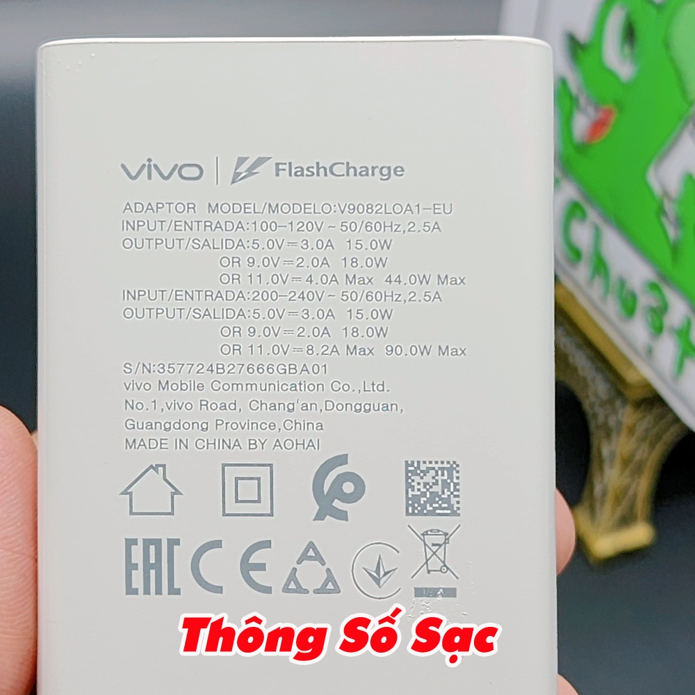 [ZIN Bóc Máy] Sạc Siêu Nhanh 90W Flash Charge VIVO X300 / iQOO Z10 Chính Hãng | BigBuy360 - bigbuy360.vn