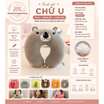 gối cổ chữ u kê cổ ,gối kê cổ giảm đau mỏi vai gáy