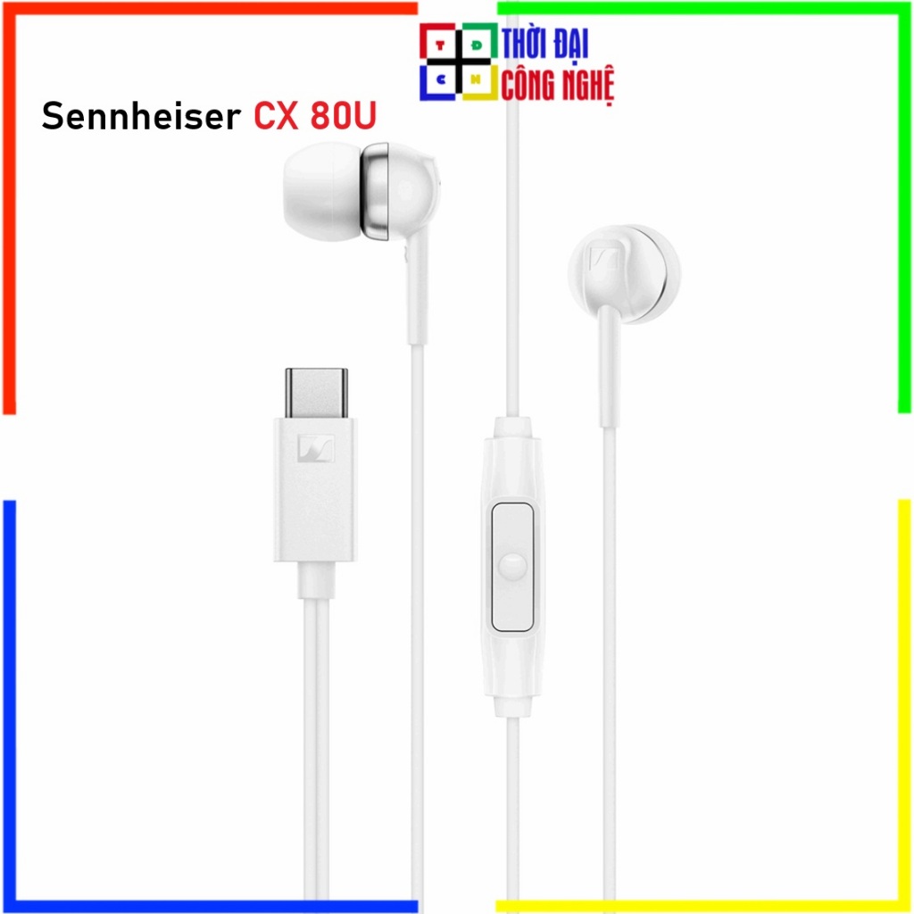 Tai Nghe In-ear Sennheiser CX 80U Có Mic - Bảo Hành 12 Tháng Chính Hãng PGI Đổi Trả 15 Ngày